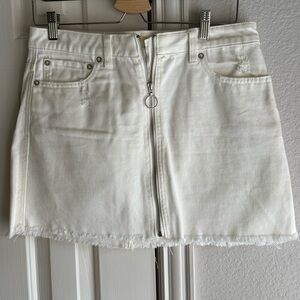 Free People White skirt